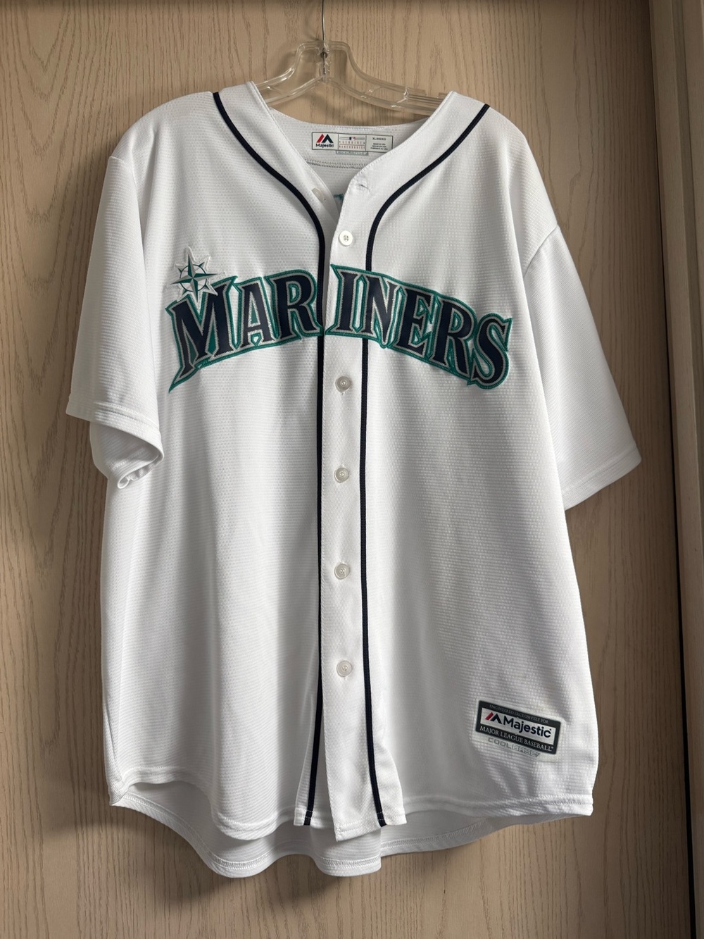 Men’s Majestic Seattle Mariners Nelson Cruz Jersey White Cool Base size XL
